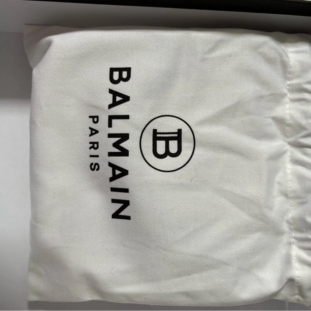 Balmain Noir Belt with Silver Accents - Picture 4 of 7